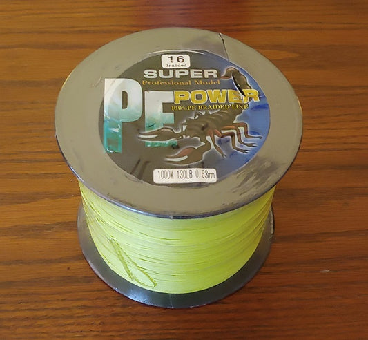 130 lb. 16 Strand Braided PE Fishing Line