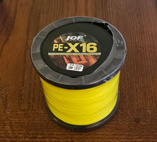 200 lb. 16 Strand Braided PE Fishing Line - JOF