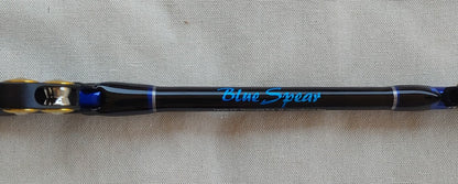 130 lb Blue Spear Tuna Trolling Roller Guide Rod 6' 6"